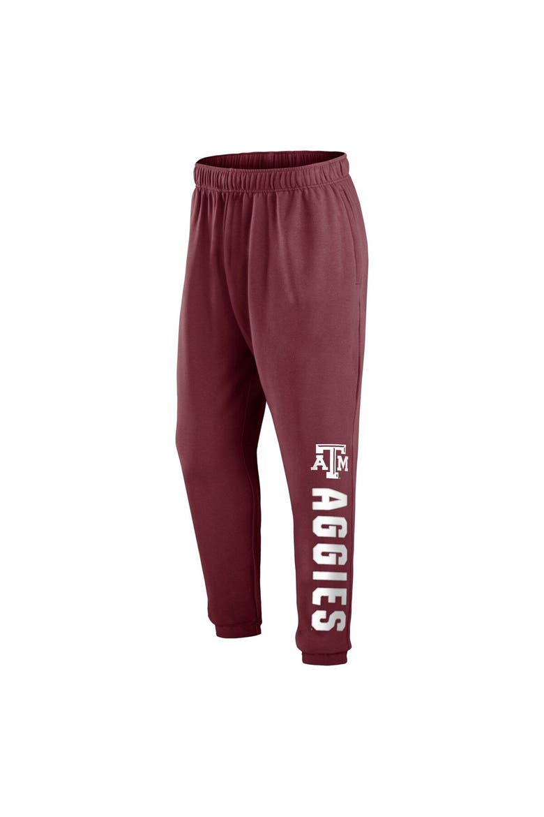 Men's Fanatics Branded Maroon Texas A&M Aggies Root For Home Fleece Sweatpants, Alternate, color, Maroon