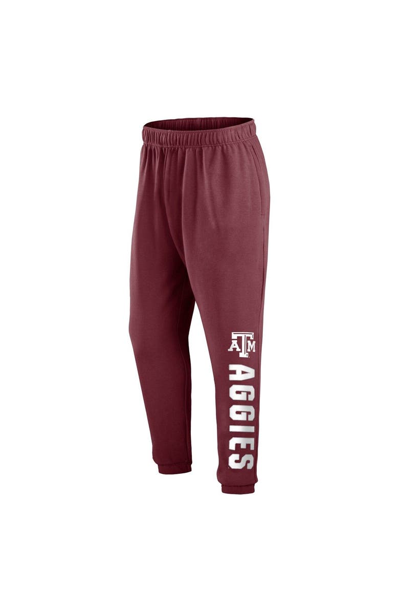 FANATICS Men's Fanatics Branded Maroon Texas A&M Aggies Root For Home Fleece Sweatpants, Alternate, color, 