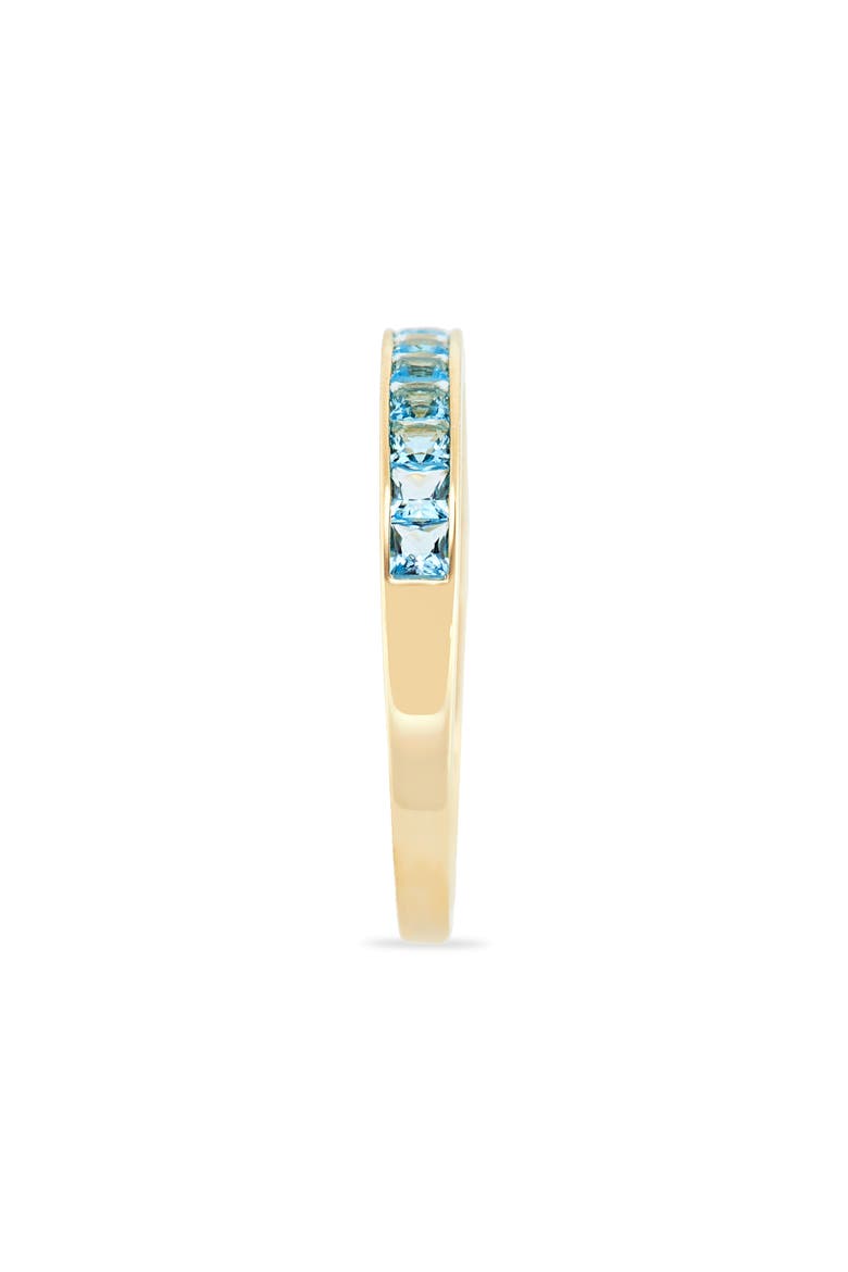 14K Gold Blue Topaz Ring (Nordstrom Exclusive), Alternate, color, 14K YELLOW GOLD - BLUE TOPAZ