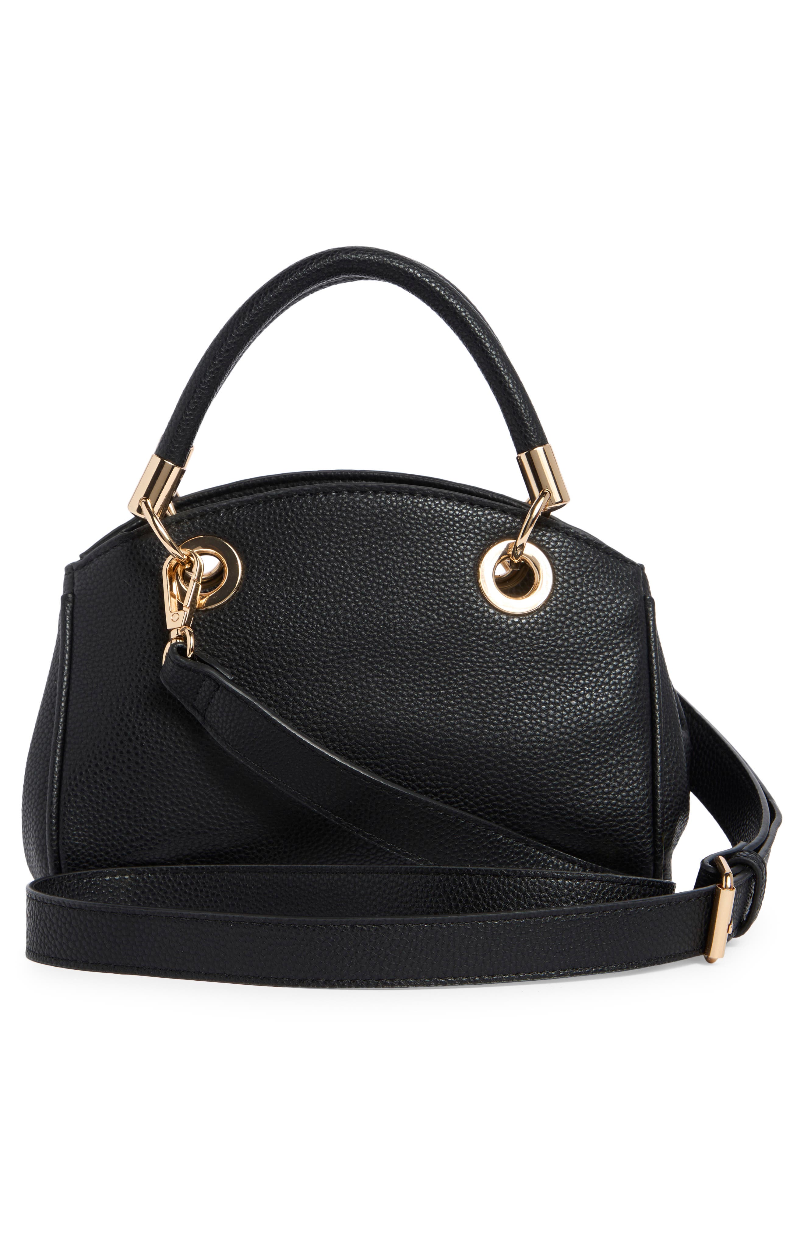 Nanette Lepore Josie Mini Convertible Satchel Bag, Alternate, color, Black