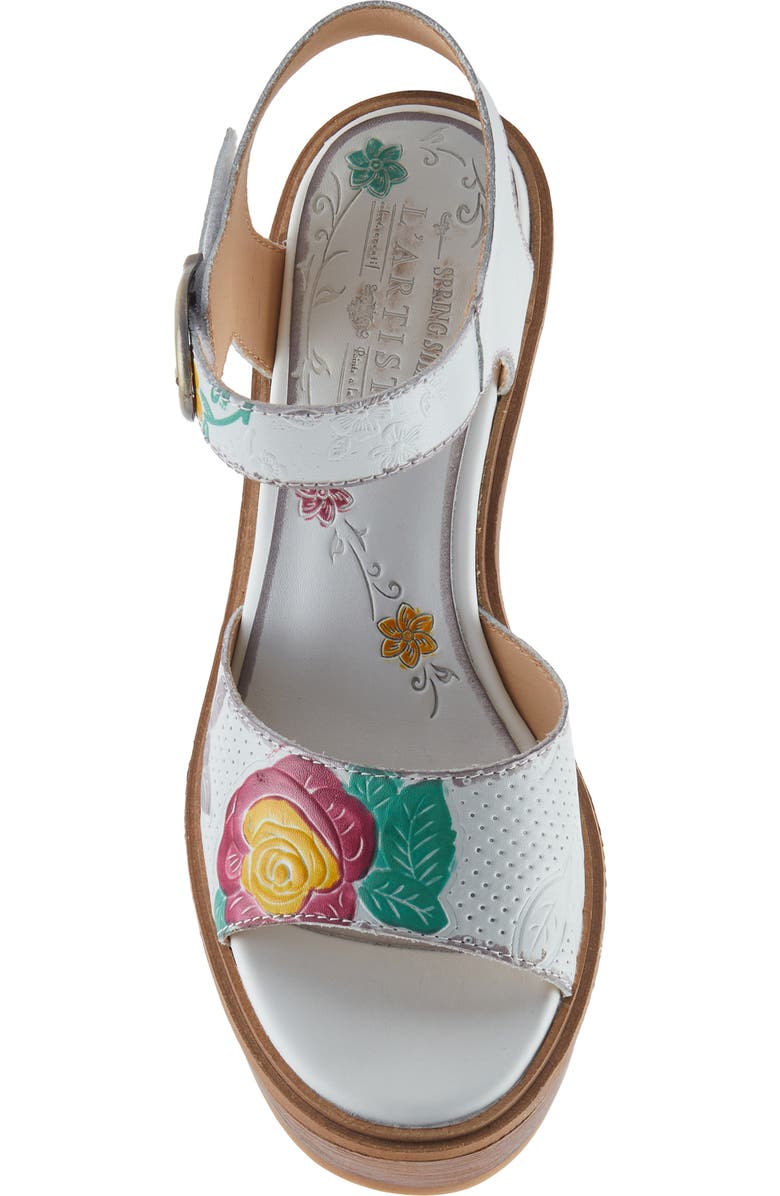 L'Artiste by Spring Step Coolchic Platform Wedge Sandal, Alternate, color,