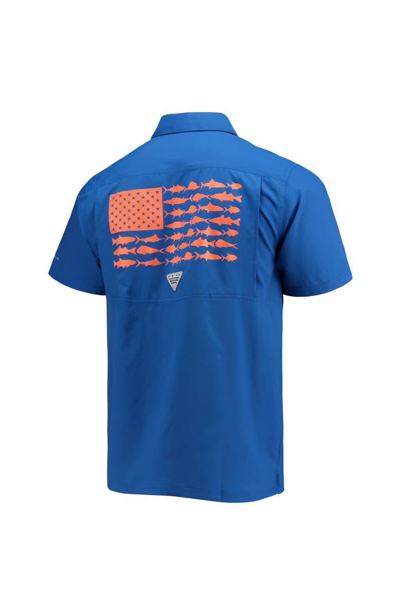 Columbia Men's Columbia PFG Royal Florida Gators Slack Tide Camp Button-Up Shirt, Alternate, color, 