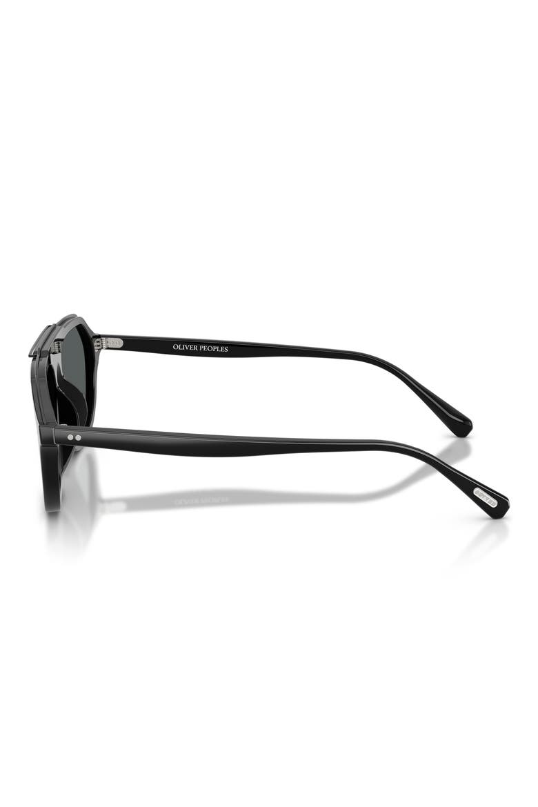 58mm Estin Polarized Irregular Sunglasses, Alternate, color, BLACK / MIDNIGHT EXPRESS POLAR