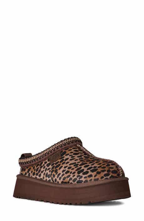 UGG® Tazz Caspian Genuine Calf Hair Platform Slipper