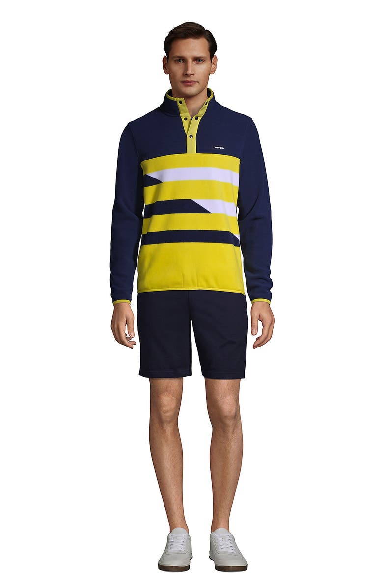 Lands' End Jersey Knit Short, Alternate, color, Radiant Navy