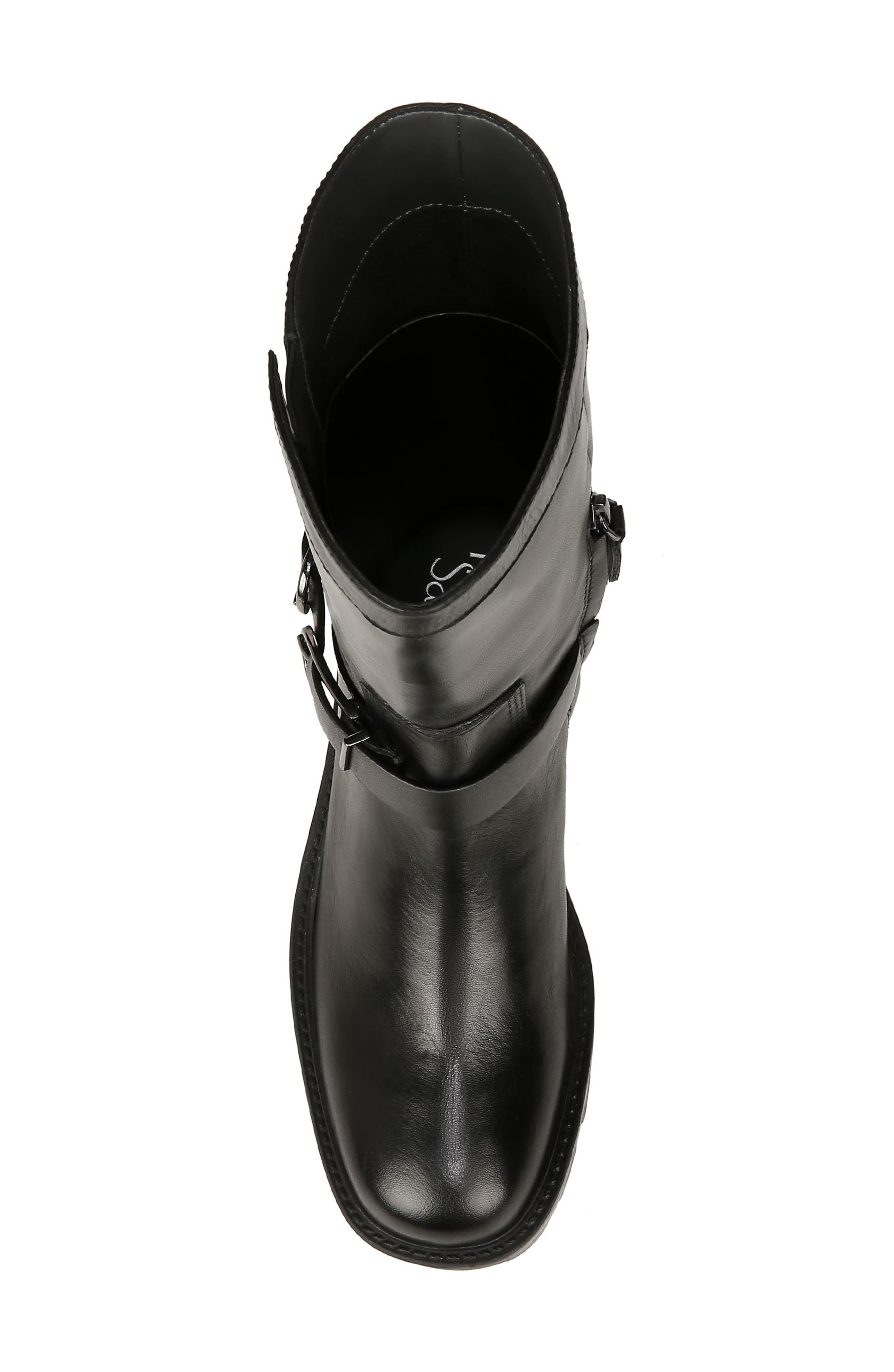 Franco Sarto Elle Lug Boot, Alternate, color, Black