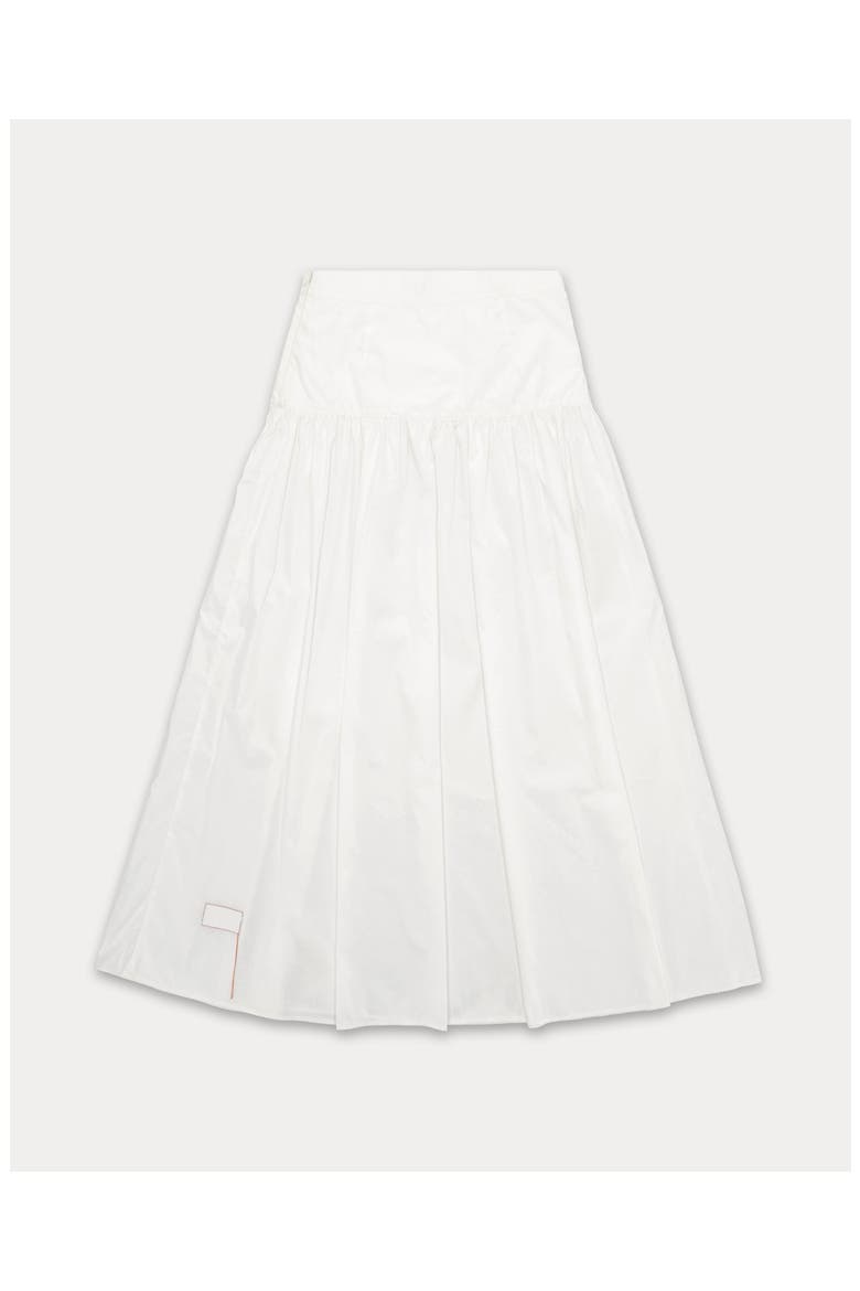 Naomi Poplin Skirt, Alternate, color, White
