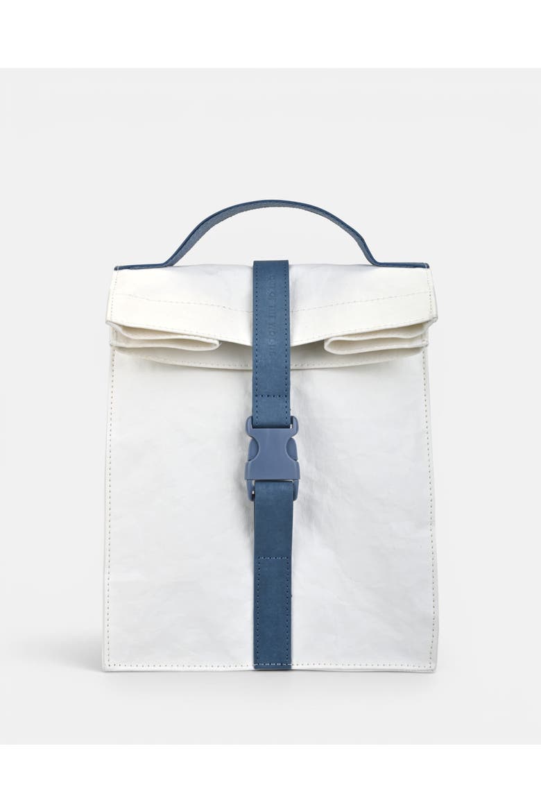 Paper Sack Lunch Cooler, Alternate, color, White
