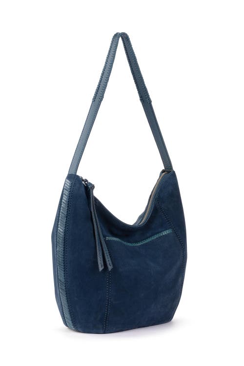 The Sak Sequoia Hobo Leather Bag In Blue