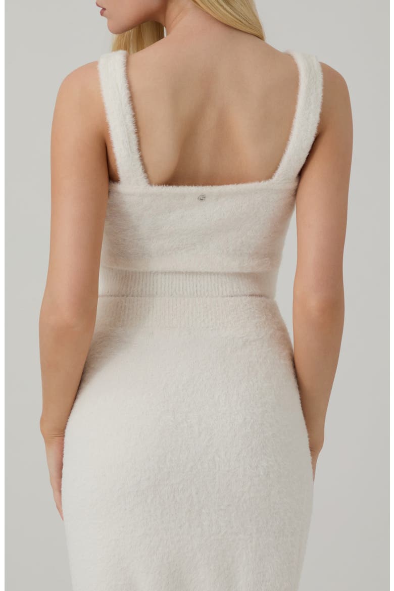 Kara Bow Fuzzy Crop Tank Top, Alternate, color, G012-OPEN