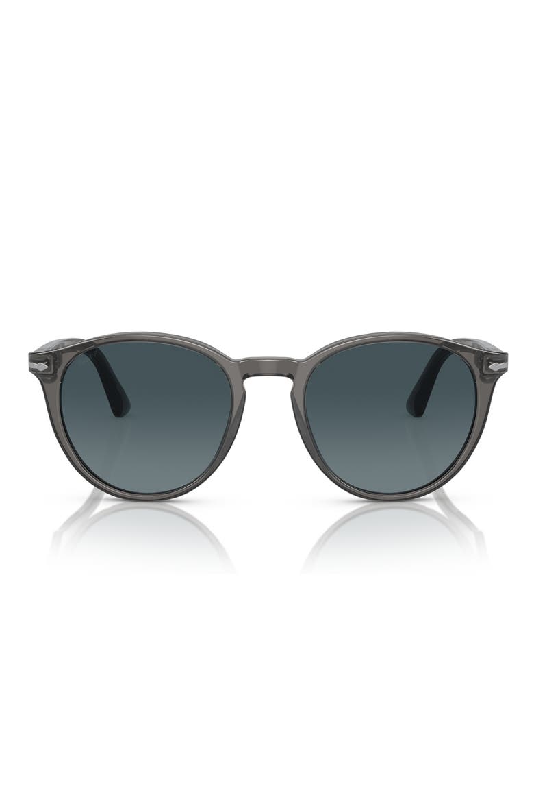 52mm Gradient Polarized Phantos Sunglasses, Alternate, color, TRANSPARENT GREY