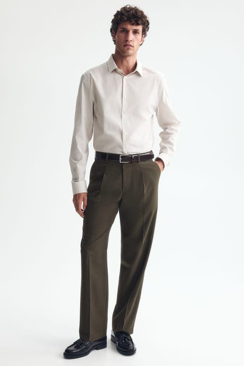 Regular Fit Tailored Trousers