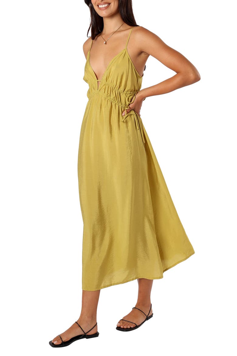 Layton Midi Dress, Alternate, color, OLIVE