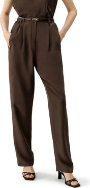 Lilysilk Sand-Washed Silk Habotai Barrel Pant