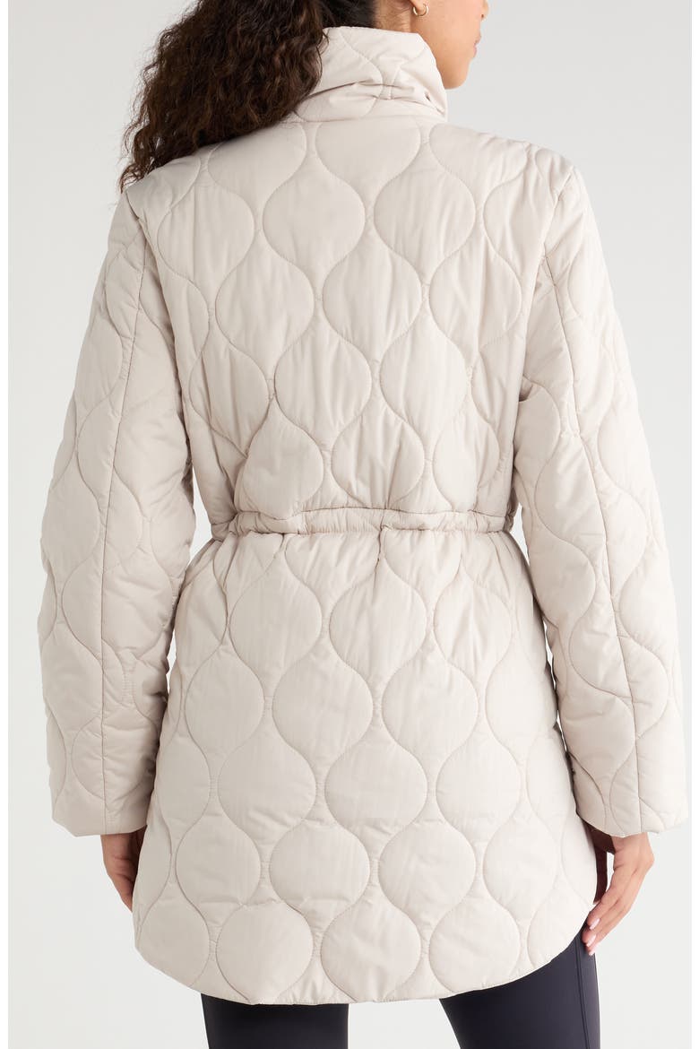 Skyline Longline Quilted Jacket, Alternate, color, GREY MOONBEAM