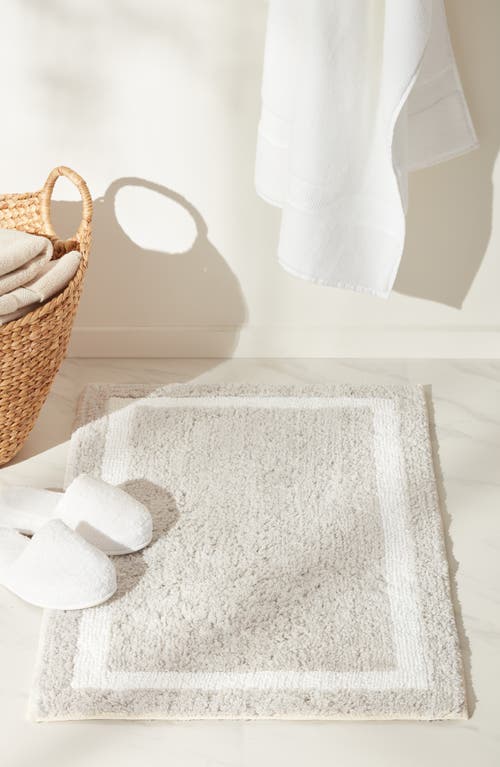 Nordstrom Reversible Tufted Bath Mat In Gray