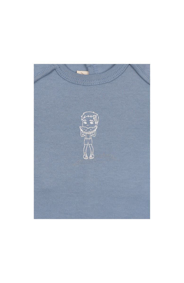 Mon Tresor Bebe Melon Bites Boys' Footie, Alternate, color, 