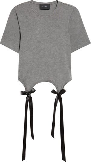 トップス simone rocha Bow Tail Easy Tshirt Bow Tail Easy T-Shirt – Simone Rocha US