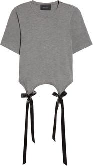 Simone Rocha Easy Bow Tails Cotton T-Shirt