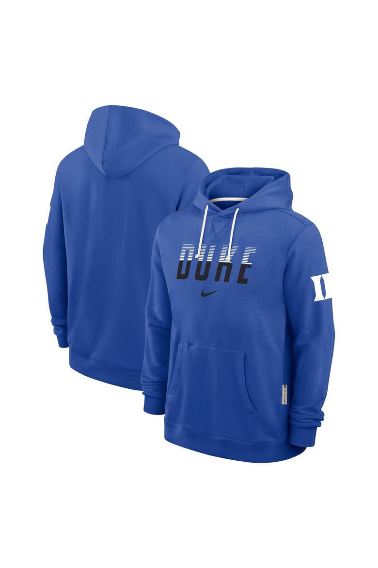 Men's Nike Royal Duke Blue Devils 2026 Sideline Standard Issue Dri-FIT Hoodie, Alternate, color, Royal