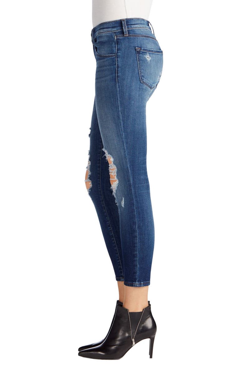 J Brand Crop Skinny Jeans, Alternate, color, Decoy Destruct