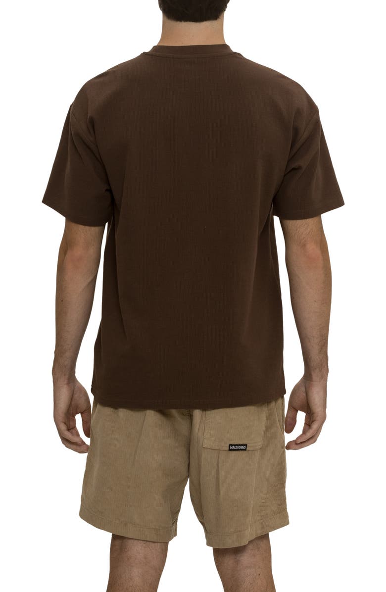 Maui & Sons Surface Cotton Blend T-Shirt, Alternate, color, Brown