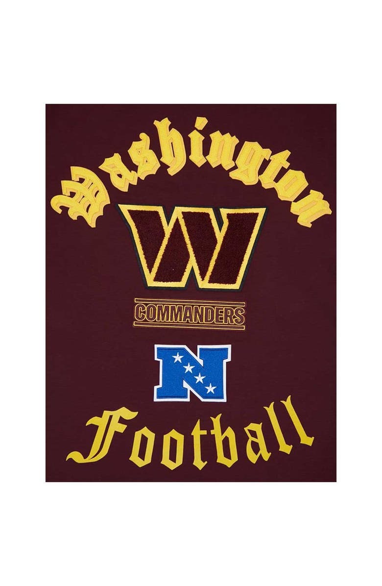 PRO STANDARD Men's Pro Standard Burgundy Washington Commanders Old English T-Shirt, Alternate, color, Burgundy