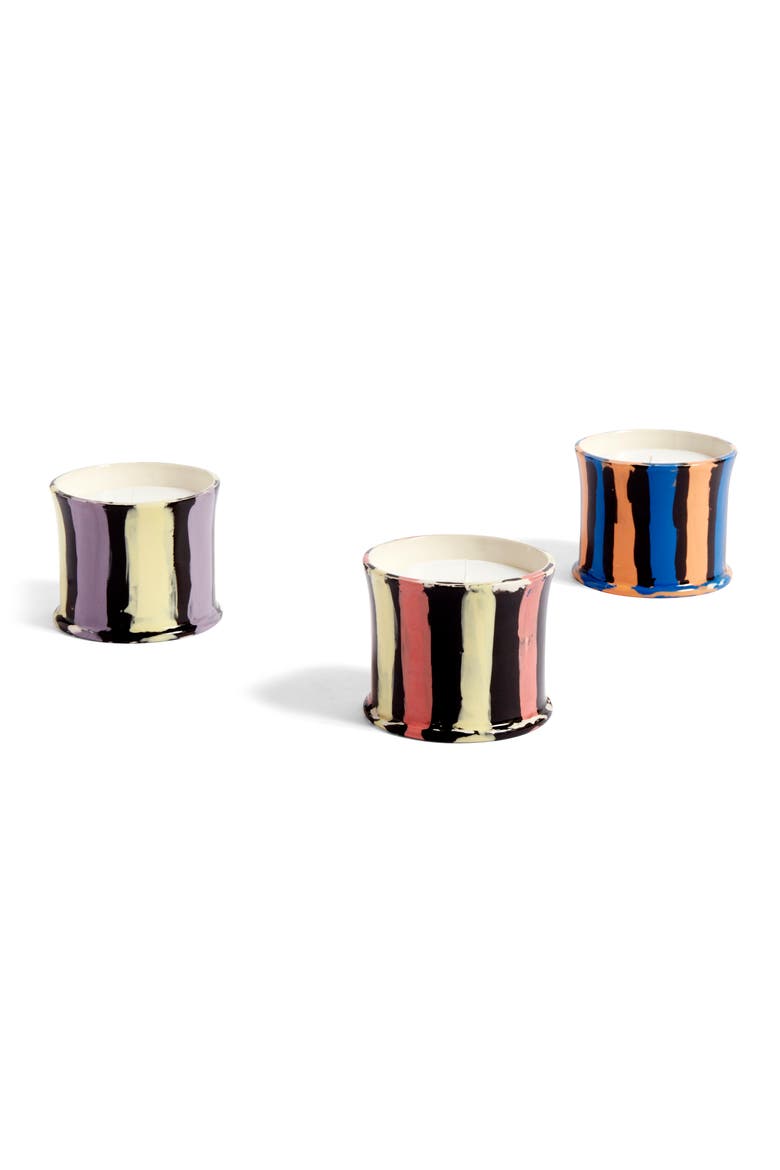 Stripe Scented Candle, Alternate, color, MINT LEAF