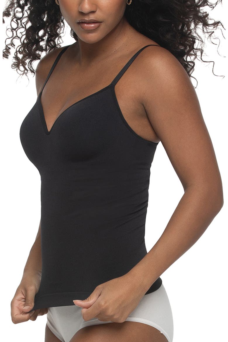 Built-In Bra Camisole, Alternate, color, BLACK