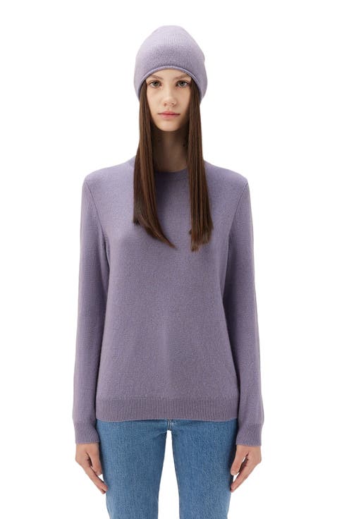 $99 Cashmere Hat & Sweater Set