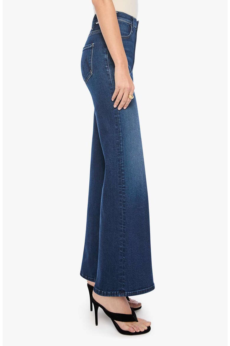 The Hustler Roller Sneak High Waist Wide Leg Jeans, Alternate, color, DIAL L FOR LOVE
