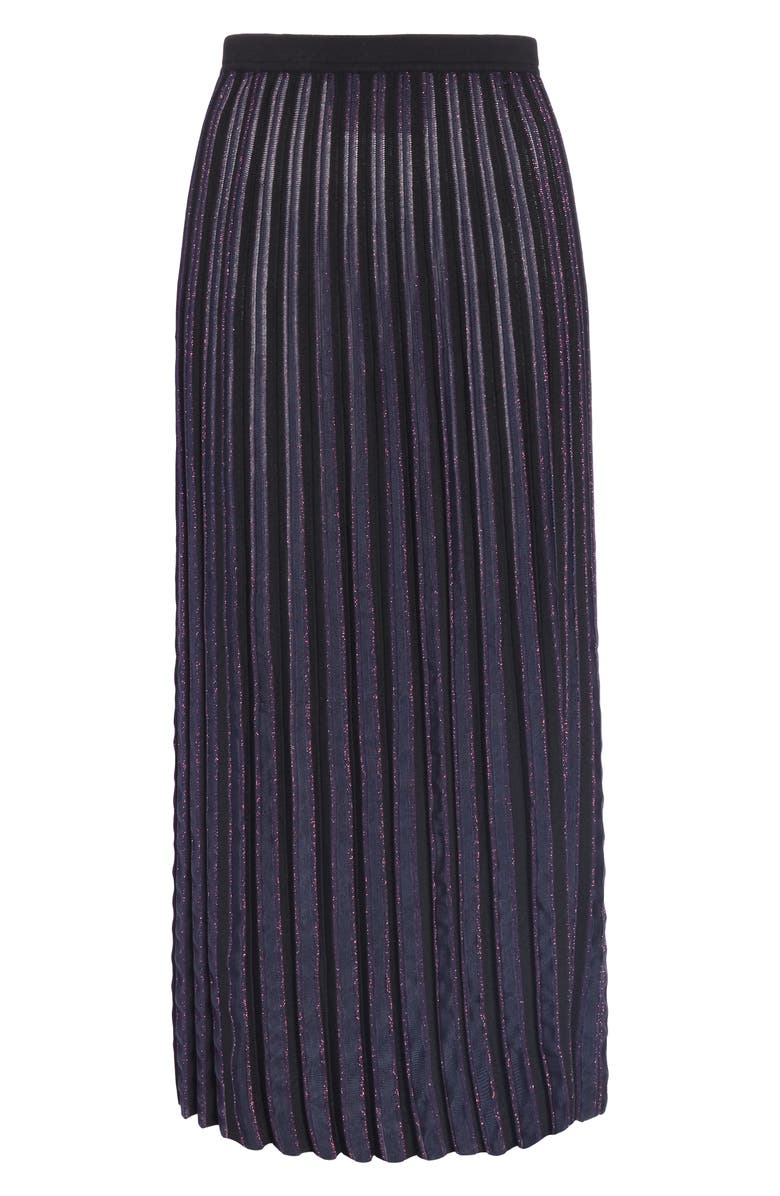 DVF Klara Pleat Midi Skirt, Alternate, color, 