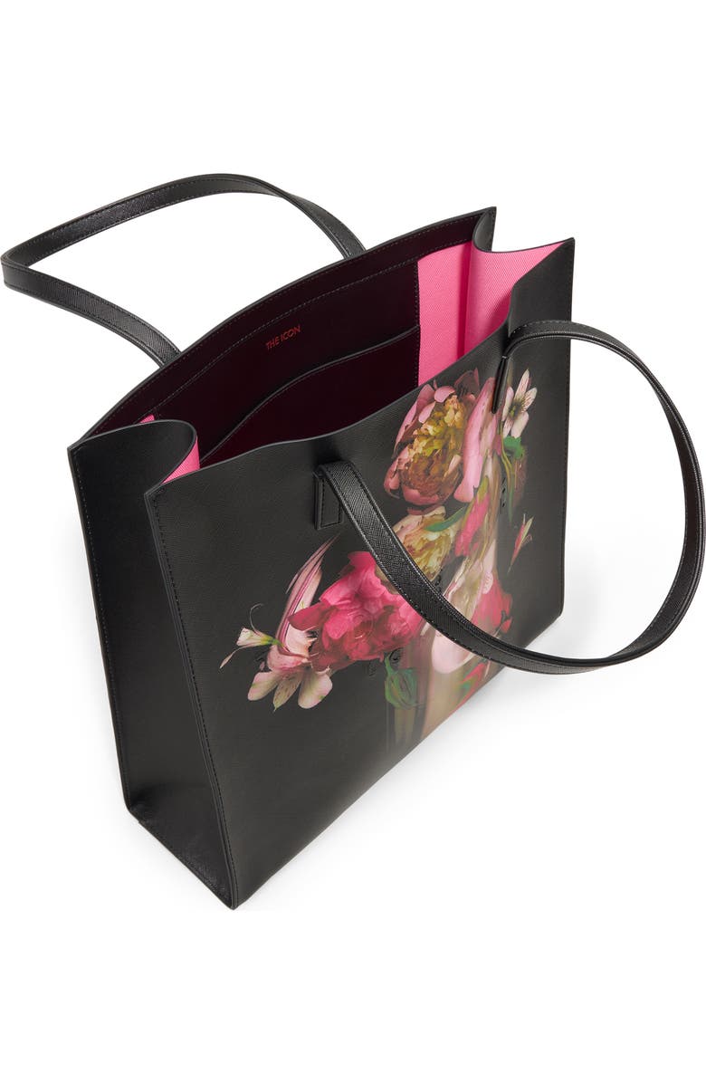 Ted Baker Soocon Floral Print Tote, Alternate, color, Winter Glow Epi Synthetic Epi