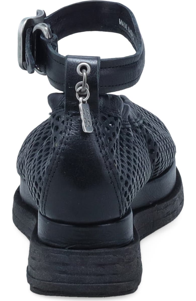 A.S.98 Lander Ankle Strap Sandal, Alternate, color, Black