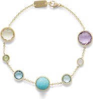 Ippolita Lollipop Multicolored Gemstone Link Bracelet