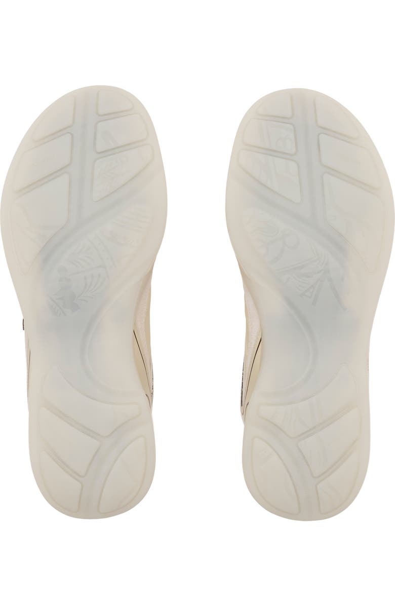 Burberry Check Matrix Sport Sneakers, Alternate, color, Ceramic White