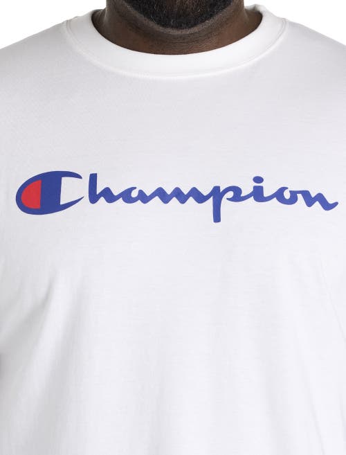 Champion 【品牌直营】草写logo短袖t恤 In Multi