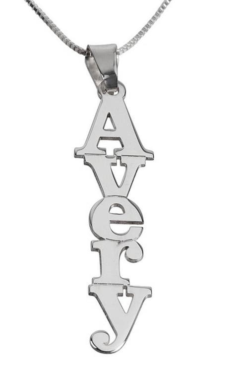 Personalized Nameplate Pendant Necklace