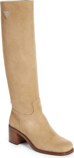 Tronchetti Block Heel Knee High Boot