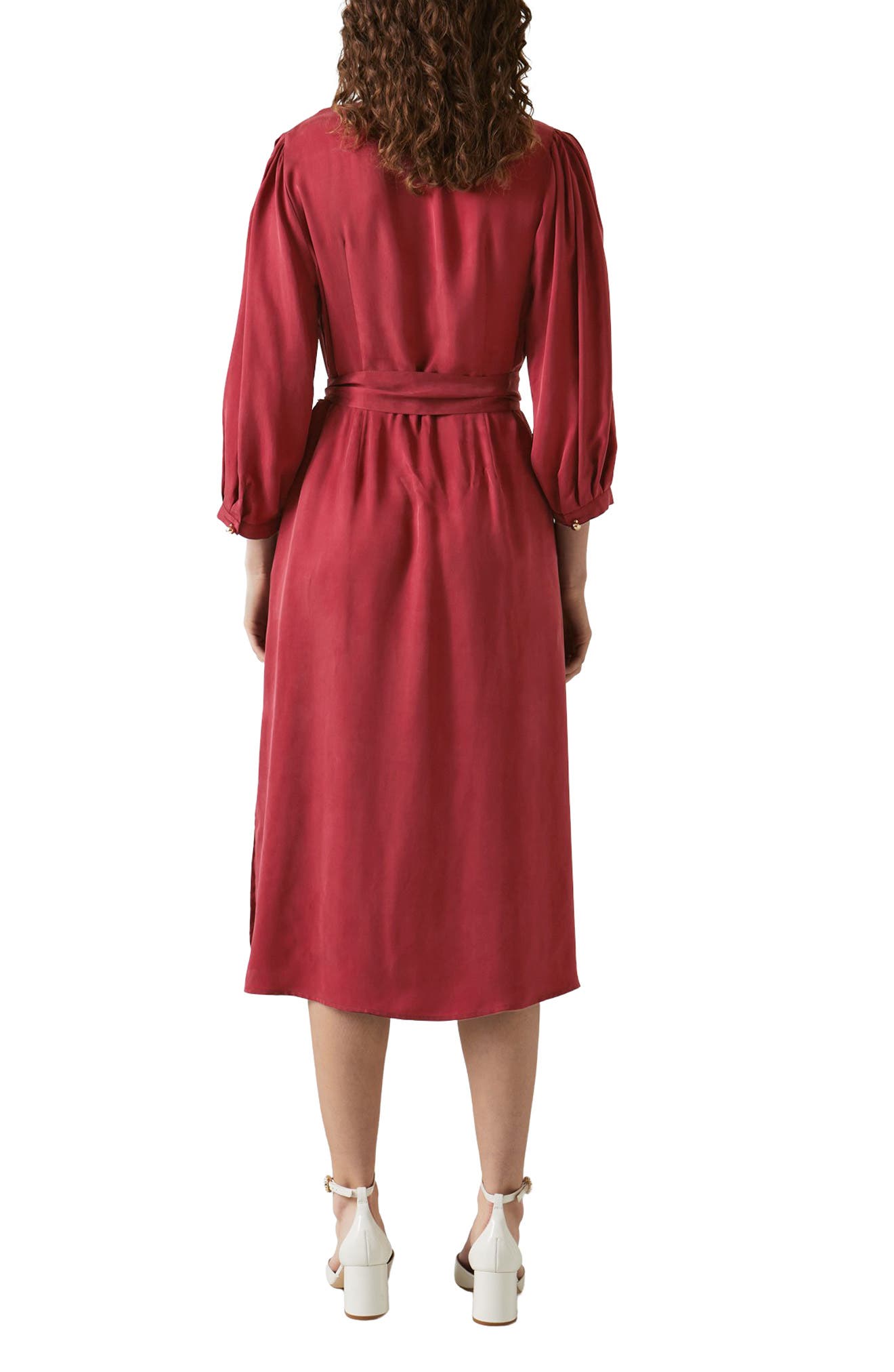 Iris Long Sleeve Wrap Dress - image 2