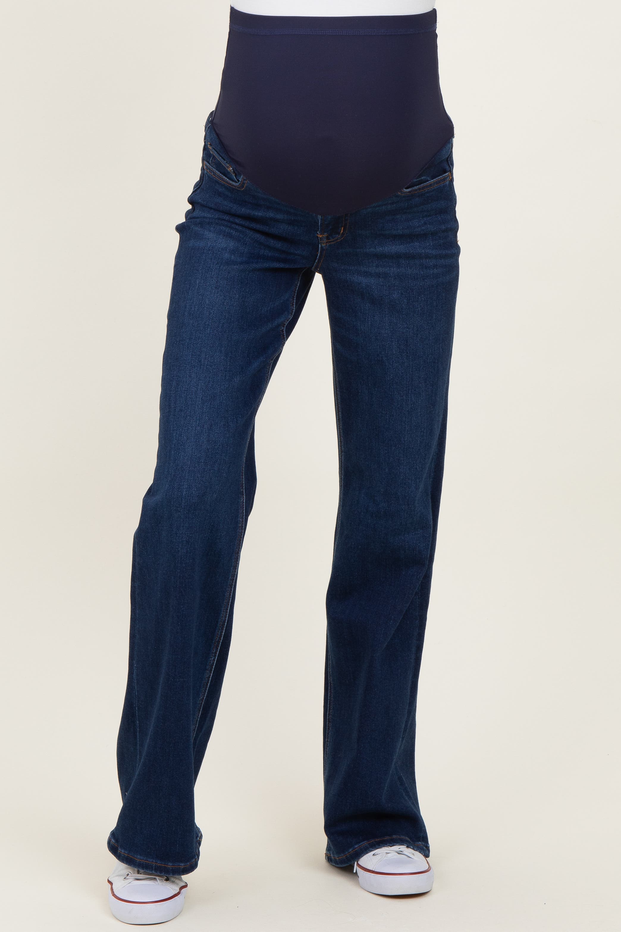 Dark Wash Maternity Flare Jeans - image 2