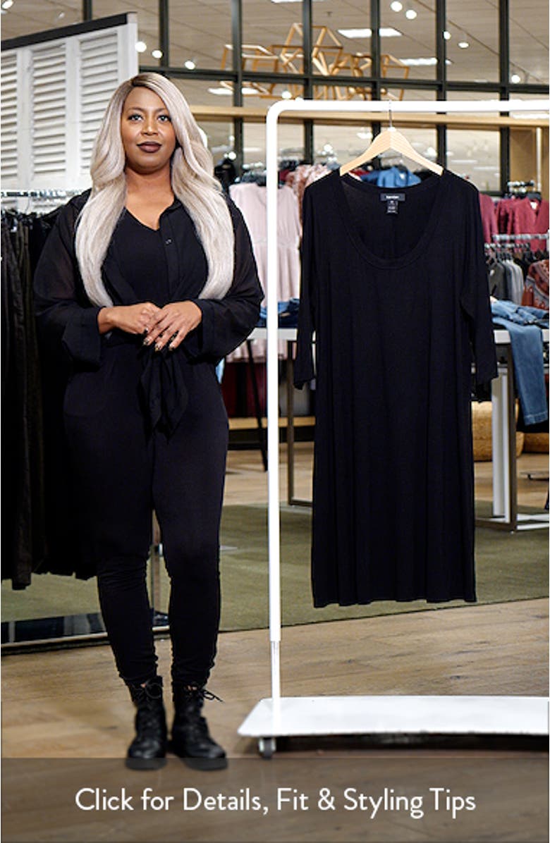 Scoop Neck Jersey Dress, sales video thumbnail