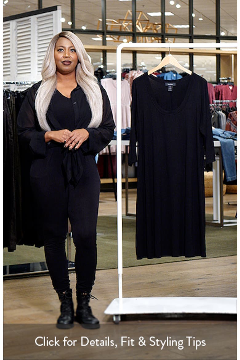 Scoop Neck Jersey Dress video