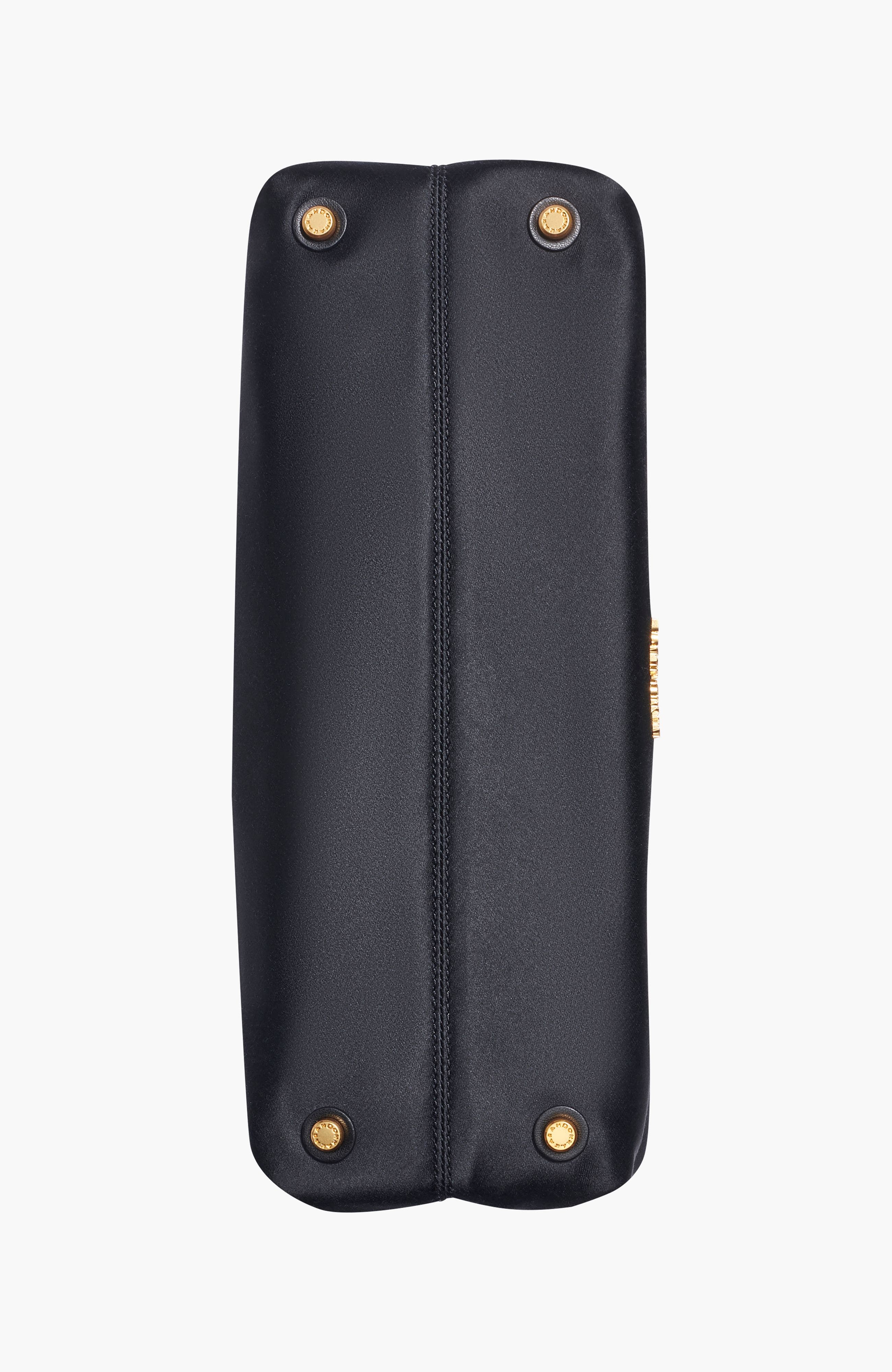 Donna Karan New York Poplin Satin Clutch, Alternate, color, Blk/Gold