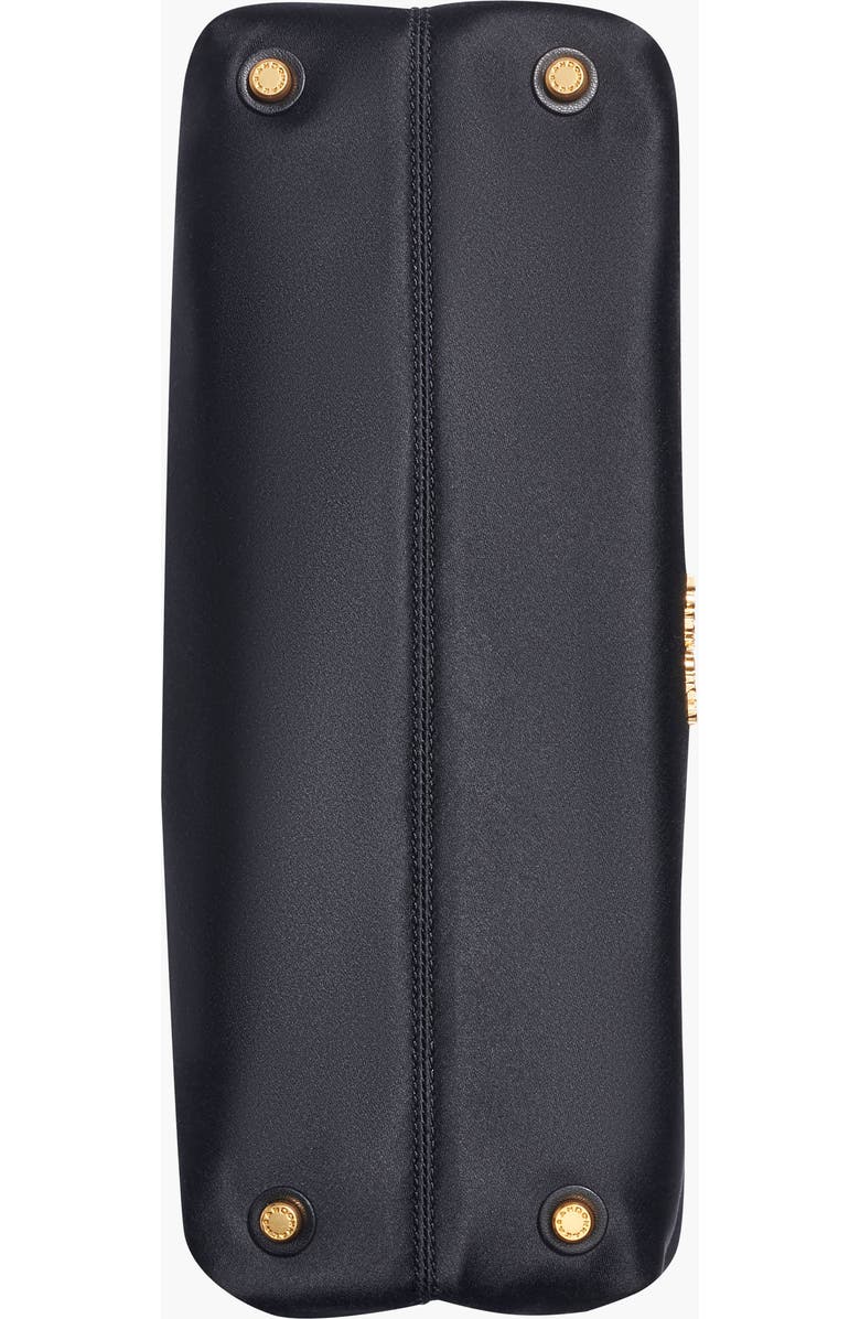 Donna Karan New York Poplin Satin Clutch, Alternate, color, Blk/Gold