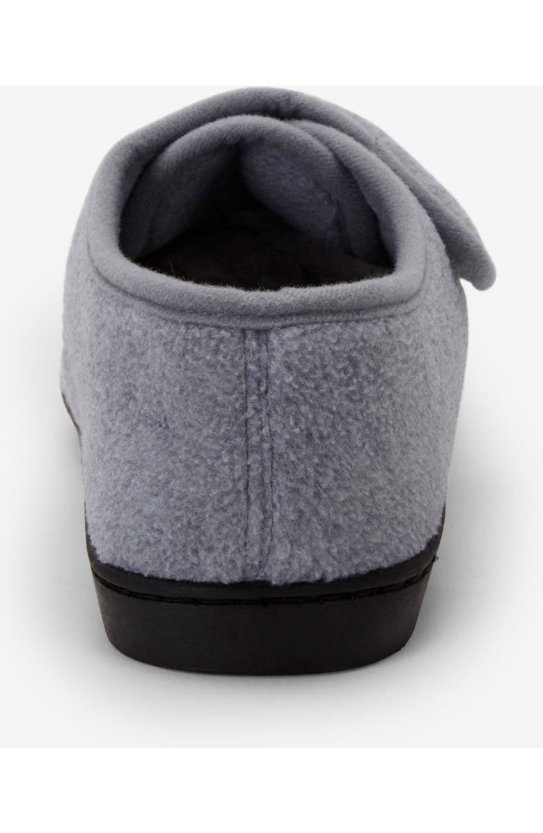 KingSize Adjustable Fleece Slippers, Alternate, color, Black