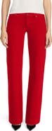 FRAME The Corduroy Gray Low Rise Straight Leg Jeans