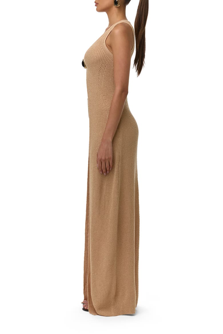 Long Knit Vest, Alternate, color, BEACH BEIGE