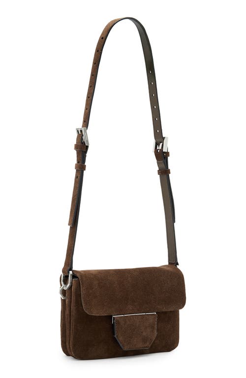 Allsaints Jupiter Suede Crossbody Bag