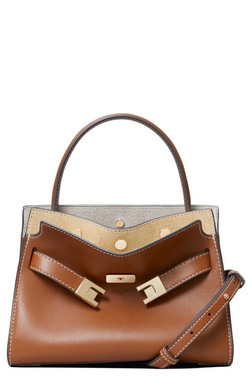 Tory Burch Petite Lee Radziwill Leather Double Bag In Multi